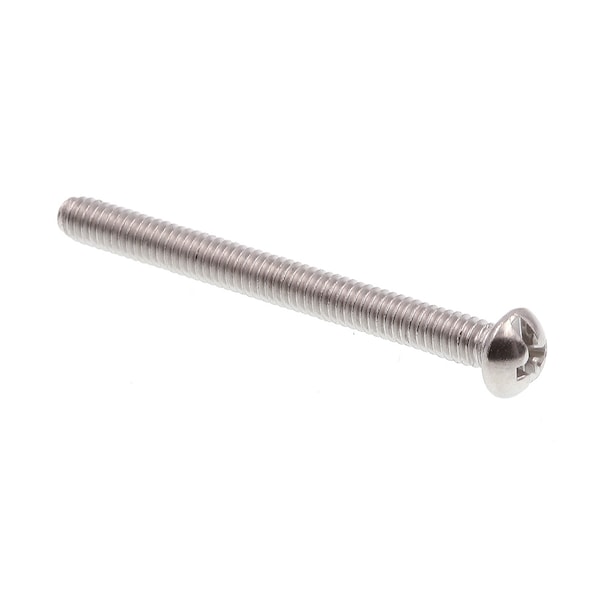 Prime-Line Machine Screw, Round, Phil/Sltd Comb Drive No. 8-32 X 1-3/4in 18-8 Stainless Steel 25PK 9003835 - main